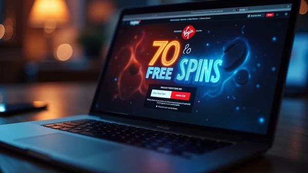 Unlock 70 free spins with virgin games promo code today
